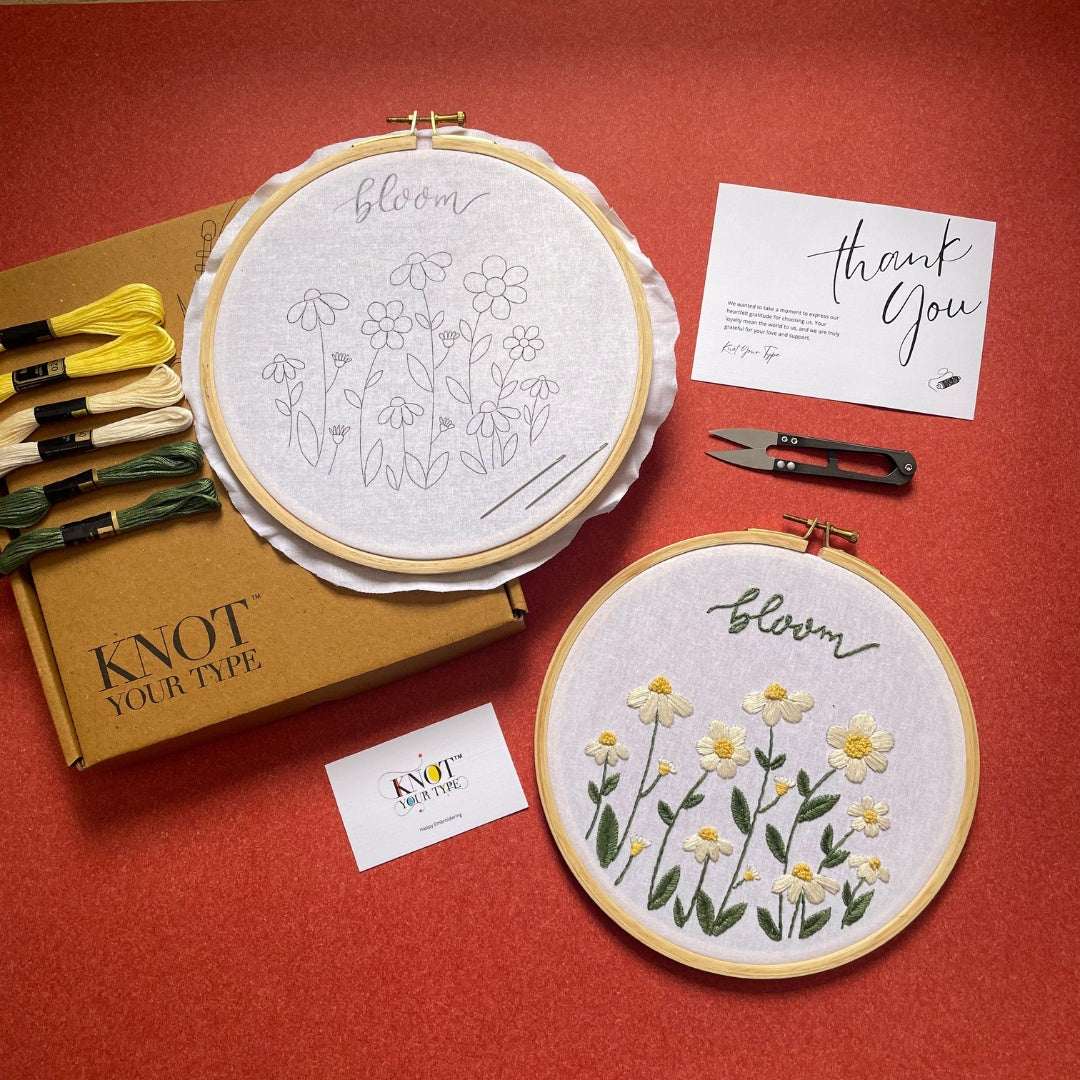 Aesthetic Bloom Embroidery Kit