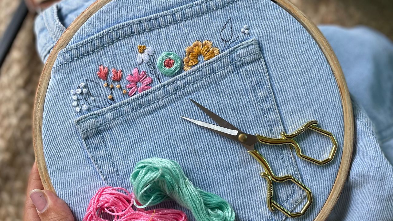 Top 10 Embroidery Design Ideas on Jeans
