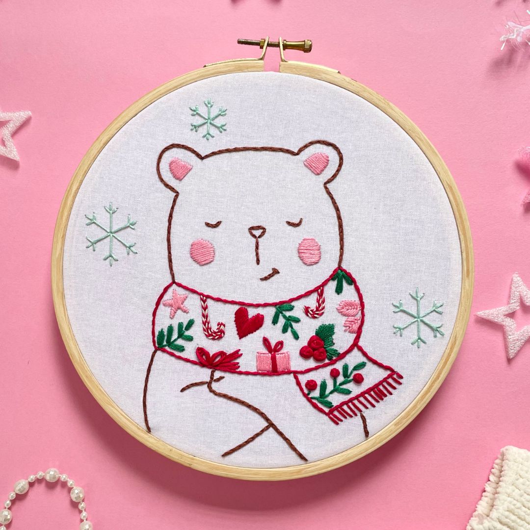 Winter Wonder DIY Embroidery Kit - Bundle Of 3