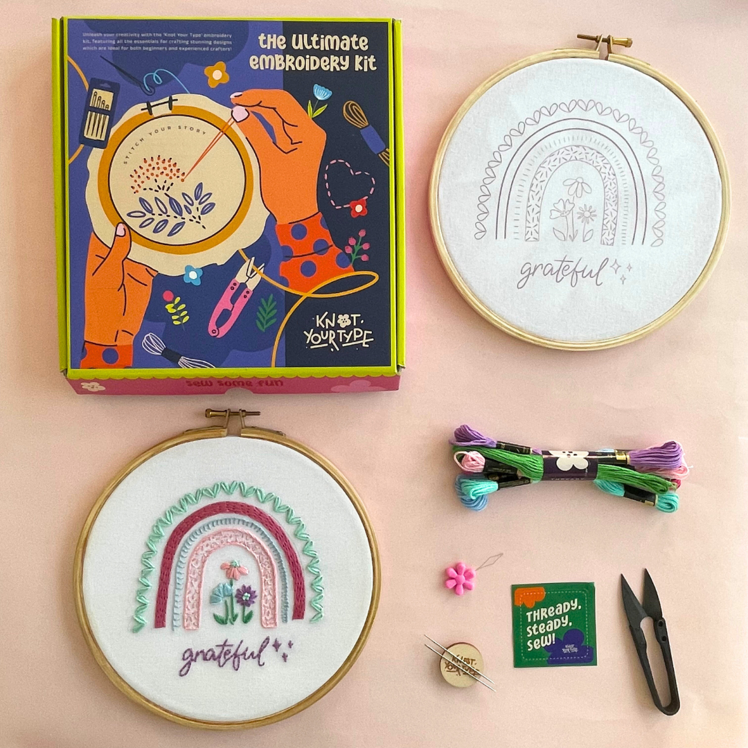 Grateful DIY Embroidery Kit
