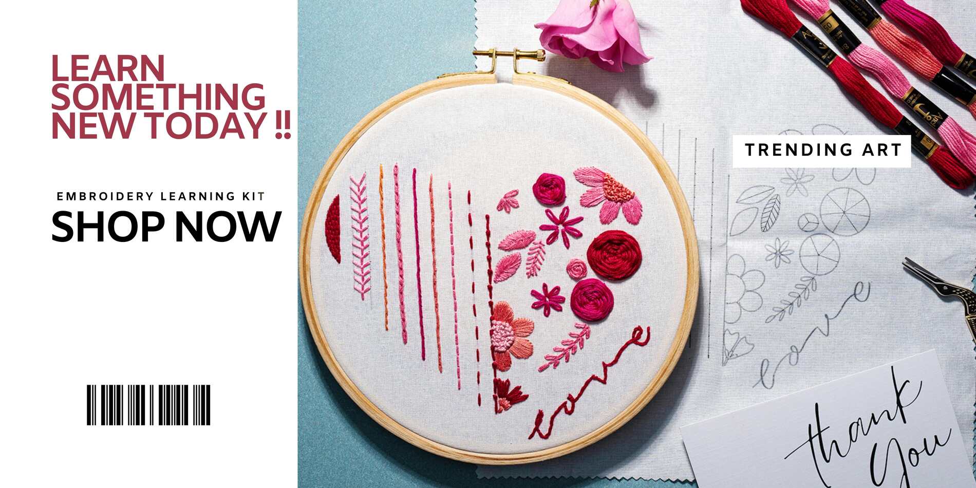 Embroidery Learning Kit