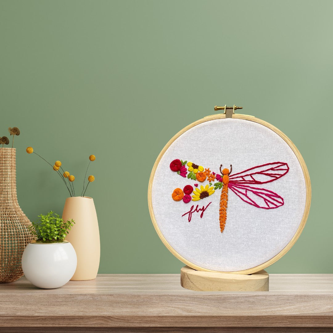 Dragonfly Embroidery Kit