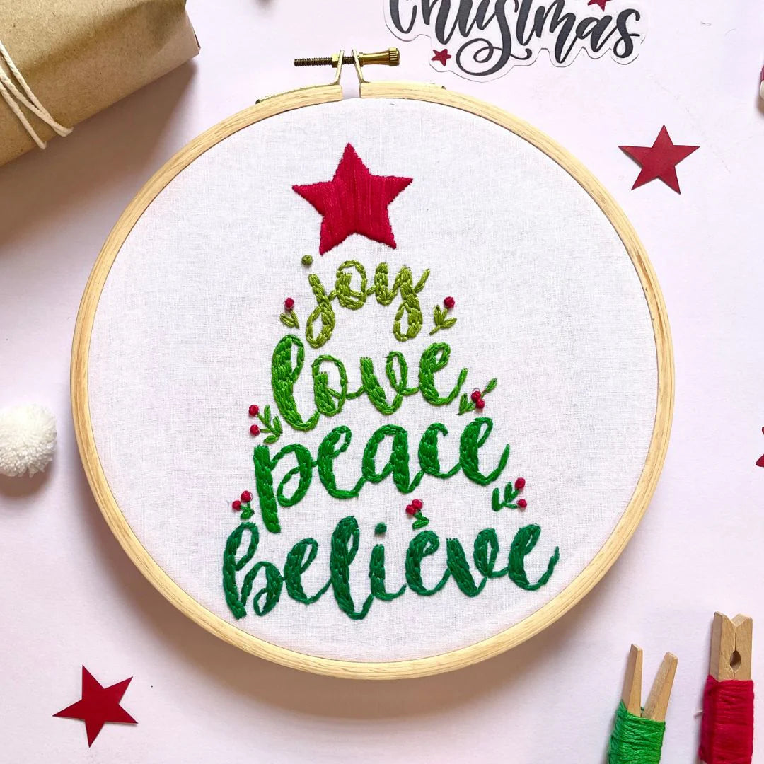 The Xmas Kit - DIY Embroidery Kit Bundle Of 2