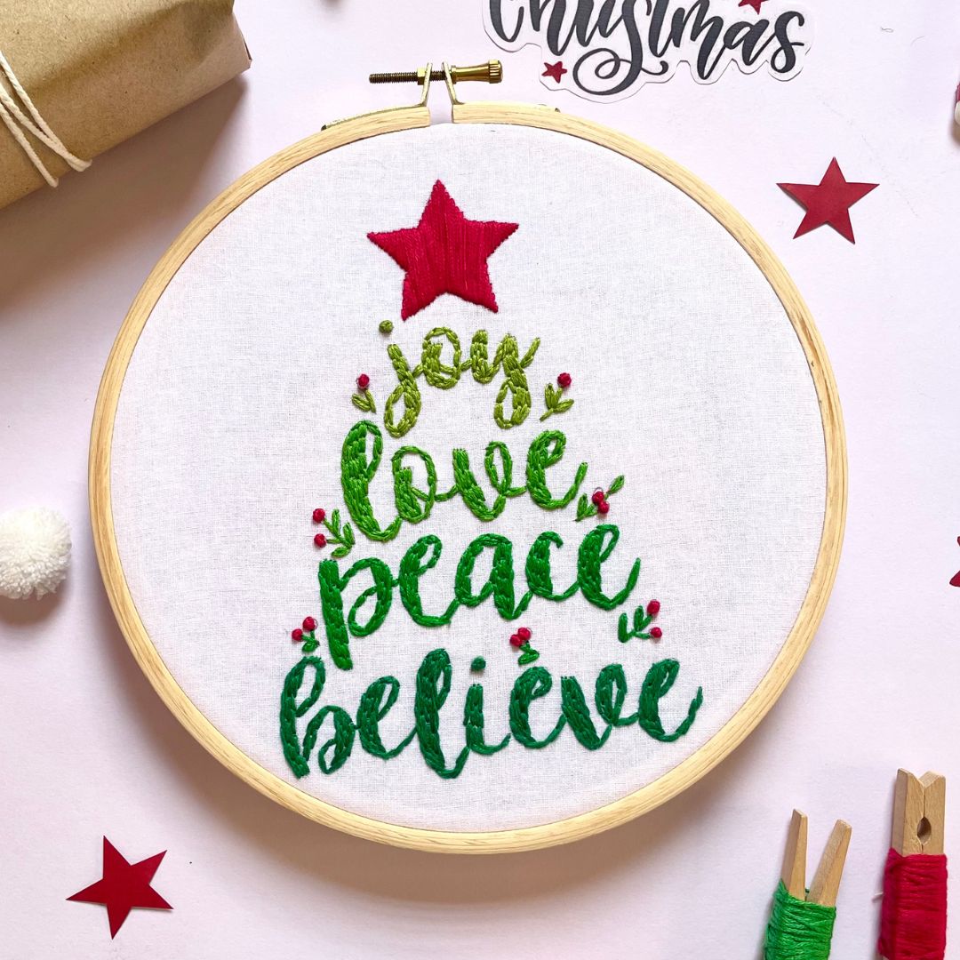 Christmas DIY Embroidery Kit - Bundle Of 4