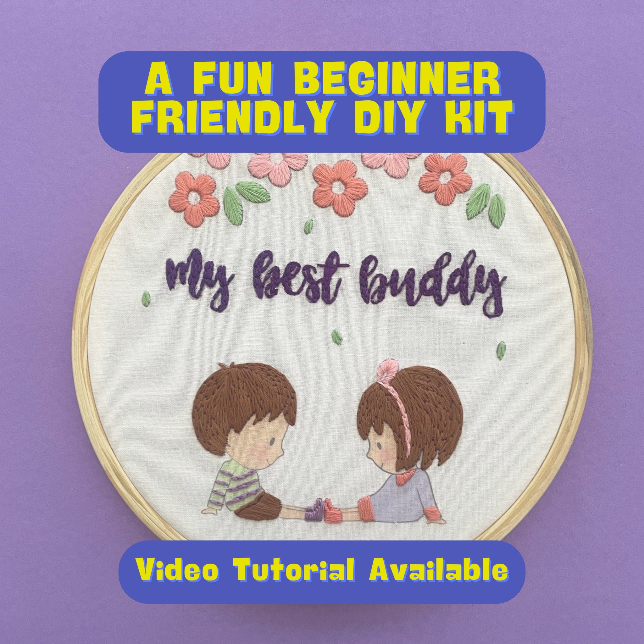 Best Buddies DIY Embroidery Kit