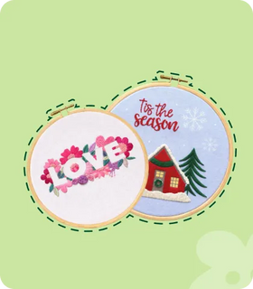 Beginner Friendly DIY Embroidery Kits