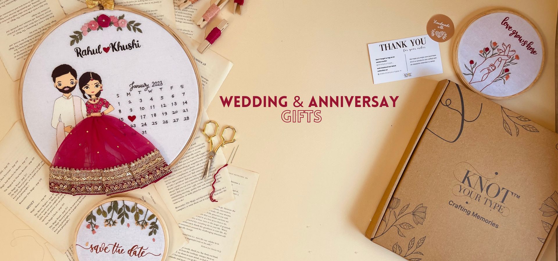 Wedding & Anniversary Gifts by Knot Your Type
