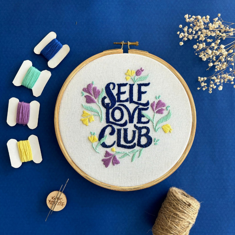 Self Love DIY Embroidery Kit - Bundle Of 2