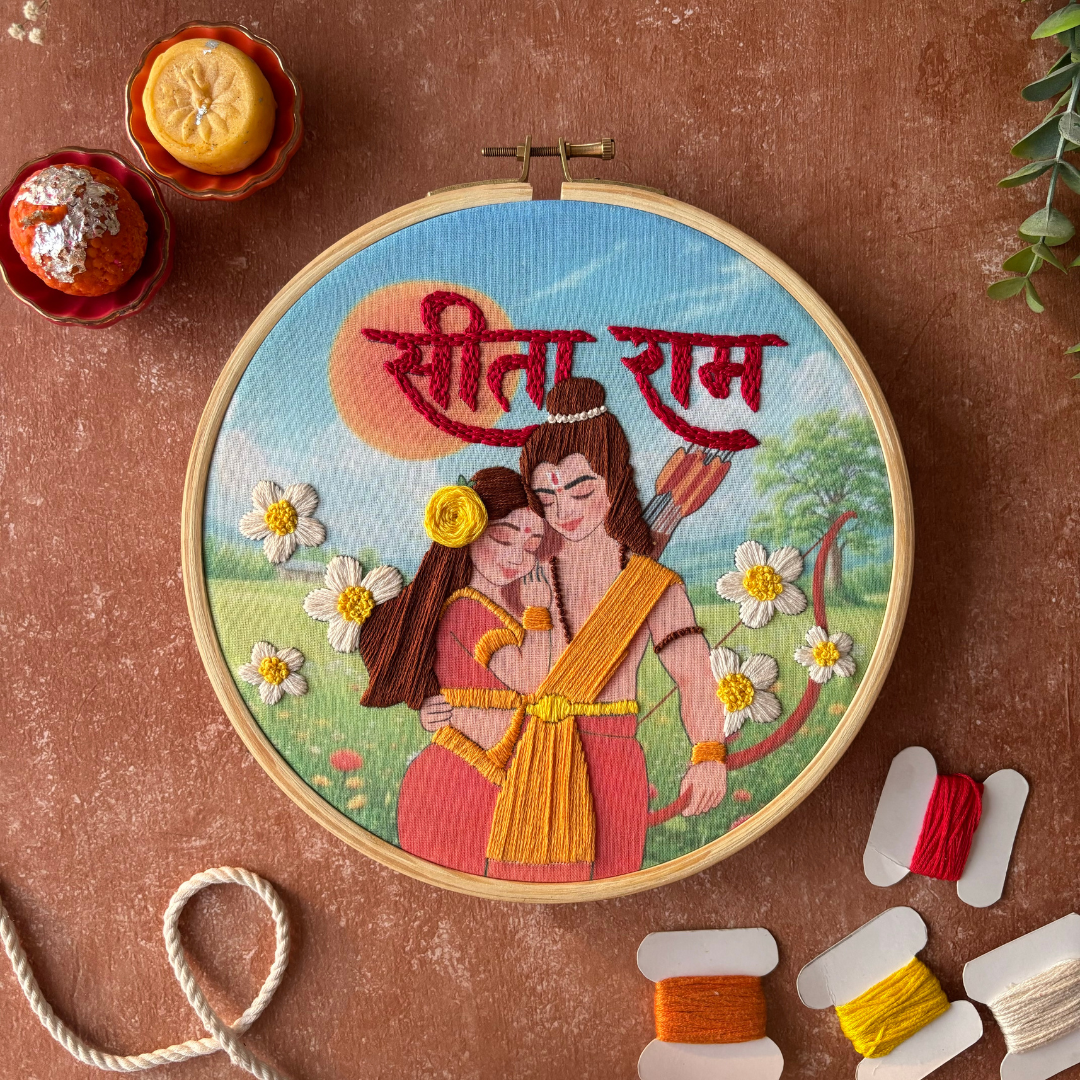 The Diwali Bundle - DIY Embroidery Kit Bundle Of 2