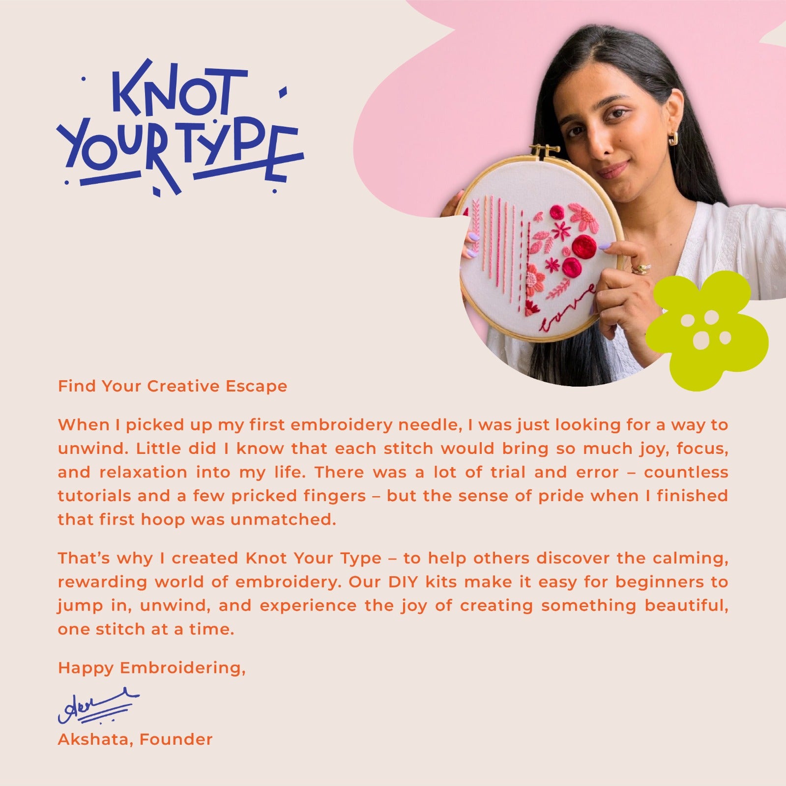The Aesthetic Love DIY Embroidery Kit - Bundle Of 2