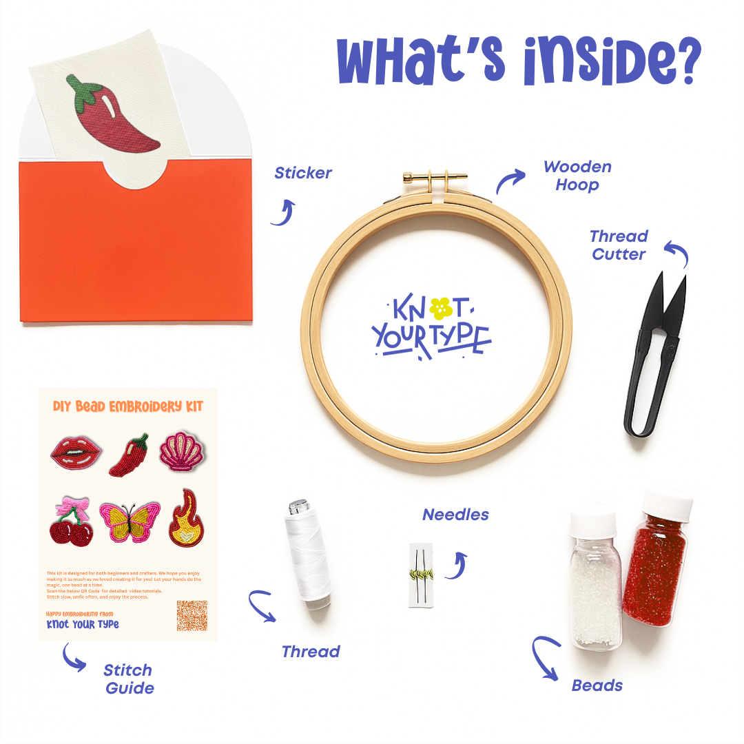 Bead Embroidery DIY Kit